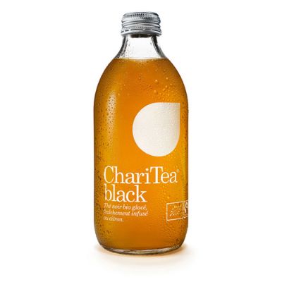 Thé glacé thé noir infusé au citron 33cl Charitea Black Thé glacé thé noir infusé au citron 33cl Charitea Black